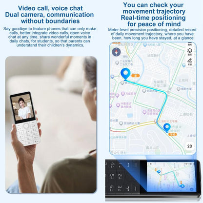 DOOV Z17 Pro Keypad Phone, 3GB+32GB, 2.8 inch Android 13 Mediatek MT6762 Octa Core, Network: 4G (Black) - Other by DOOV | Online Shopping UK | buy2fix