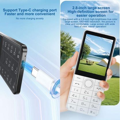 DOOV Z17 Pro Keypad Phone, 3GB+32GB, 2.8 inch Android 13 Mediatek MT6762 Octa Core, Network: 4G (Black) - Other by DOOV | Online Shopping UK | buy2fix