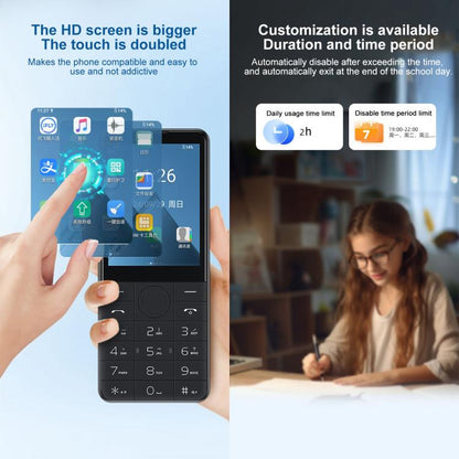 DOOV Z17 Pro Keypad Phone, 3GB+32GB, 2.8 inch Android 13 Mediatek MT6762 Octa Core, Network: 4G (Black) - Other by DOOV | Online Shopping UK | buy2fix