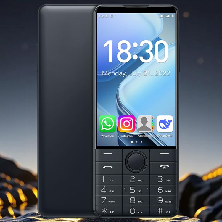 DOOV R70 Keypad Phone, 6GB+128GB, 4 inch Android 13 Mediatek MT6762 Octa Core, Network: 4G, Support Google Store, No Camera (Black) - Other by DOOV | Online Shopping UK | buy2fix