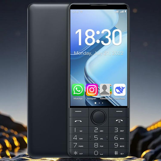 DOOV R70 Keypad Phone, 6GB+128GB, 4 inch Android 13 Mediatek MT6762 Octa Core, Network: 4G, Support Google Store, No Camera (Black) - Other by DOOV | Online Shopping UK | buy2fix