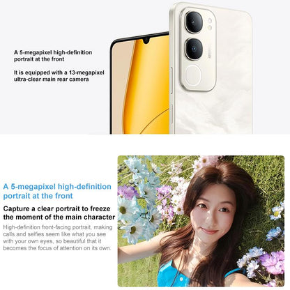 vivo Y50 5G, 4GB+128GB, Face ID / Side Fingerprint, 6.74 inch Android 15 OriginOS 5 Dimensity 6300 Octa Core, OTG, Network: 5G (Blue) - vivo by vivo | Online Shopping UK | buy2fix