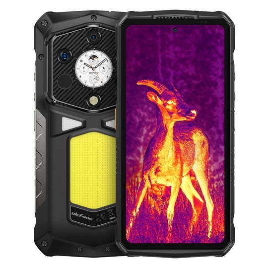 Ulefone Armor 29 Pro Thermal Version Rugged Phone, 16GB+512GB, Night Vision, 6.67 inch + 1.04 inch Android 15 MediaTek Dimensity 7400 Octa Core, Network: 5G, OTG, NFC (Black)