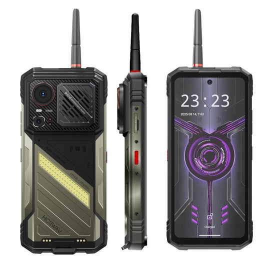 HOTWAV Hyper 8 Ultra Walkie-talkie Rugged Phone, 12GB+512GB, 6.8 inch Android 15 MediaTek MT8791 Dimensity 7050 Octa Core, Network: 5G, OTG, NFC (Black)