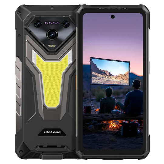 Ulefone Armor 34 Pro+ Projector, 16GB+512GB, Night Vision, IP68/IP69K Rugged Phone, 6.95 inch Android 15 MediaTek Dimensity 7400X Octa Core, Network: 5G, NFC, OTG (Black)