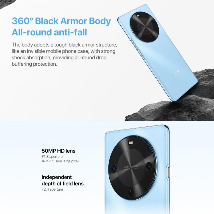 HUAWEI Enjoy 70X Vitality Edition, 8GB+128GB, Screen Fingerprint Identification, 6.78 inch HarmonyOS 4.2 Octa Core, OTG, Not Support Google Play (Blue) - Huawei Mate & P by Huawei | Online Shopping UK | buy2fix