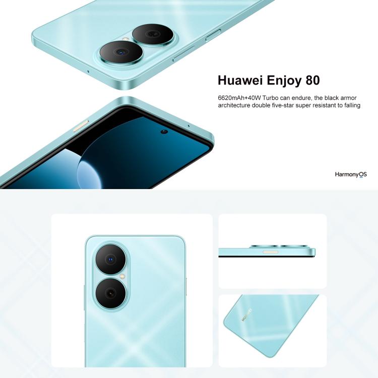 HUAWEI Enjoy 80, 8GB+512GB, Side Fingerprint, 6.67 inch HarmonyOS 4.0, OTG, Not Support Google Play (Blue) - Huawei Mate & P by Huawei | Online Shopping UK | buy2fix