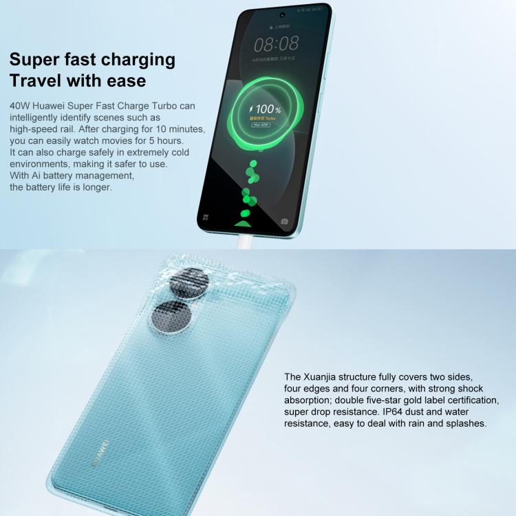 HUAWEI Enjoy 80, 8GB+512GB, Side Fingerprint, 6.67 inch HarmonyOS 4.0, OTG, Not Support Google Play (Blue) - Huawei Mate & P by Huawei | Online Shopping UK | buy2fix