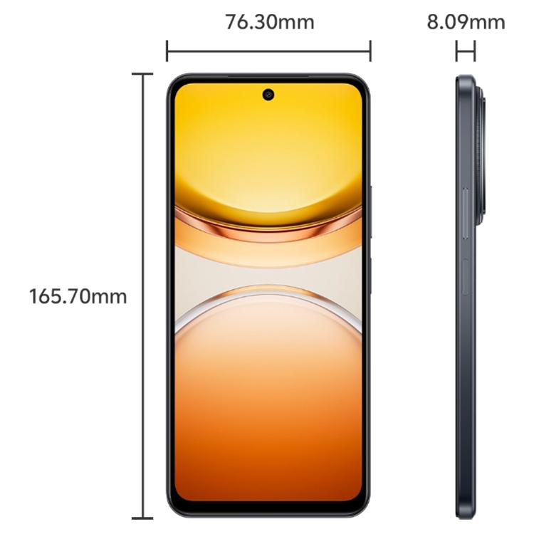 vivo Y300i, 12GB+256GB, Face ID / Side Fingerprint, 6.68 inch Android 15 OriginOS 5 Snapdragon 4 Gen 2 Octa Core, OTG, NFC, Network: 5G (Black) - vivo by vivo | Online Shopping UK | buy2fix