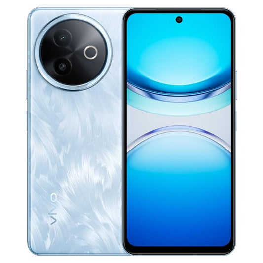 vivo Y300i, 12GB+256GB, Face ID / Side Fingerprint, 6.68 inch Android 15 OriginOS 5 Snapdragon 4 Gen 2 Octa Core, OTG, NFC, Network: 5G (Blue) - vivo by vivo | Online Shopping UK | buy2fix