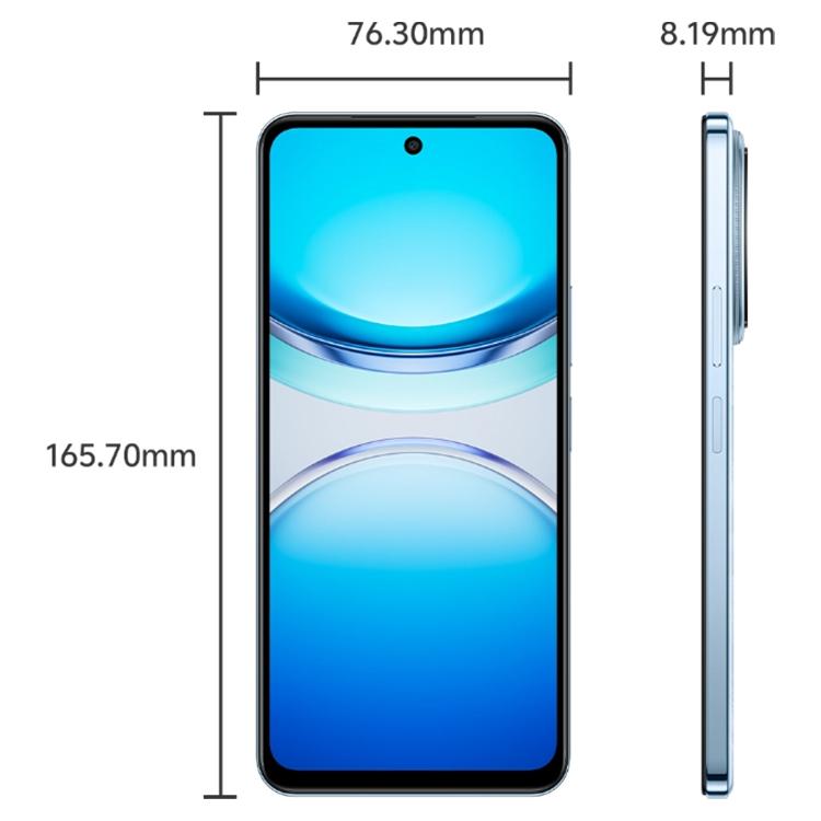 vivo Y300i, 12GB+256GB, Face ID / Side Fingerprint, 6.68 inch Android 15 OriginOS 5 Snapdragon 4 Gen 2 Octa Core, OTG, NFC, Network: 5G (Blue) - vivo by vivo | Online Shopping UK | buy2fix