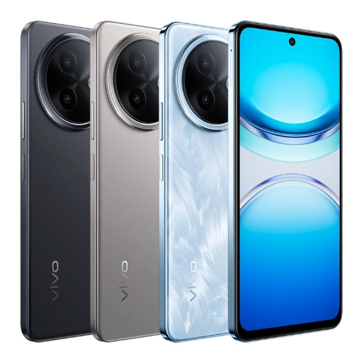vivo Y300i, 12GB+256GB, Face ID / Side Fingerprint, 6.68 inch Android 15 OriginOS 5 Snapdragon 4 Gen 2 Octa Core, OTG, NFC, Network: 5G (Blue) - vivo by vivo | Online Shopping UK | buy2fix