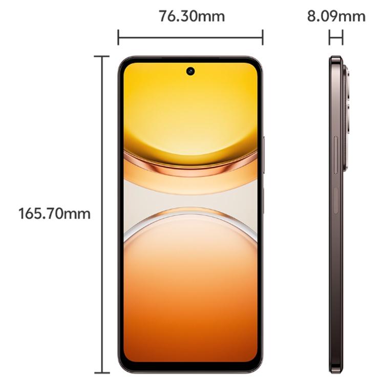 vivo Y300t, 8GB+256GB, Face ID / Side Fingerprint,  6.72 inch Android 15 OriginOS 5 Dimensity 7300 Octa Core, OTG, NFC, Network: 5G (Coffee) - vivo by vivo | Online Shopping UK | buy2fix