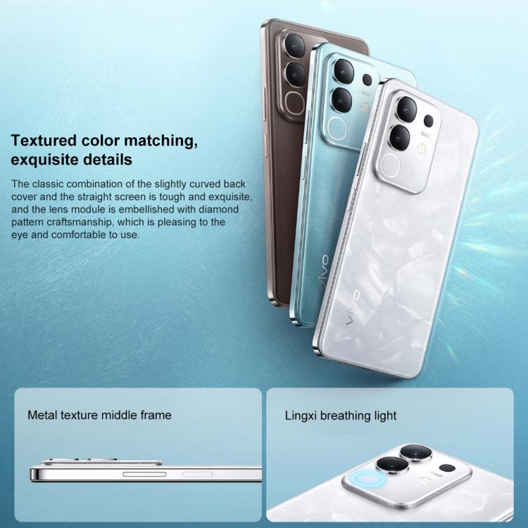 vivo Y300t, 12GB+256GB, Face ID / Side Fingerprint,  6.72 inch Android 15 OriginOS 5 Dimensity 7300 Octa Core, OTG, NFC, Network: 5G (Coffee) - vivo by vivo | Online Shopping UK | buy2fix