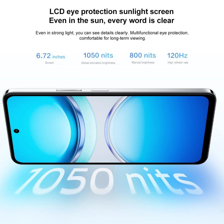vivo Y300t, 12GB +512GB, Face ID / Side Fingerprint,  6.72 inch Android 15 OriginOS 5 Dimensity 7300 Octa Core, OTG, NFC, Network: 5G (Coffee) - vivo by vivo | Online Shopping UK | buy2fix
