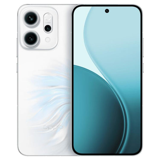 OPPO Reno14 AI Phone, 16GB+512GB, Screen Fingerprint, 6.59 inch ColorOS 15.0 Dimensity 8350 Octa Core, NFC, OTG, Network: 5G (White)