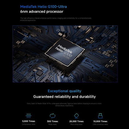 Xiaomi Redmi Note 14 Pro 4G Global, 8GB+256GB, In-screen Fingerprint, 6.67 inch Xiaomi HyperOS Helio G100-Ultra Octa Core, NFC, Network: 4G (Blue) - Xiaomi Redmi by Xiaomi | Online Shopping UK | buy2fix