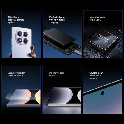 Xiaomi Redmi Note 14 Pro 4G Global, 12GB+256GB, In-screen Fingerprint, 6.67 inch Xiaomi HyperOS Helio G100-Ultra Octa Core, NFC, Network: 4G (Black) - Xiaomi Redmi by Xiaomi | Online Shopping UK | buy2fix