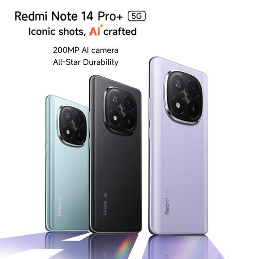 Xiaomi Redmi Note 14 Pro+ 5G Global, 12GB+512GB, In-screen Fingerprint, 6.67 inch Xiaomi HyperOS Snapdragon 7s Gen 3 Octa Core, NFC, Network: 5G (Black) - Xiaomi Redmi by Xiaomi | Online Shopping UK | buy2fix