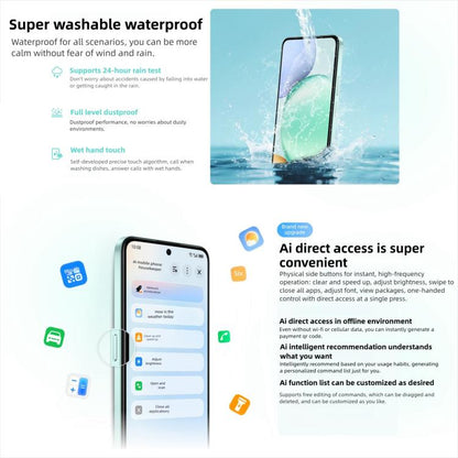 Honor Play10T, 8GB+256GB, Side Fingerprint, 6.8 inch Android 15 Magic OS 9.0 Snapdragon 6s Gen 3 Octa Core, Network: 5G (White) - Honor by HONOR | Online Shopping UK | buy2fix