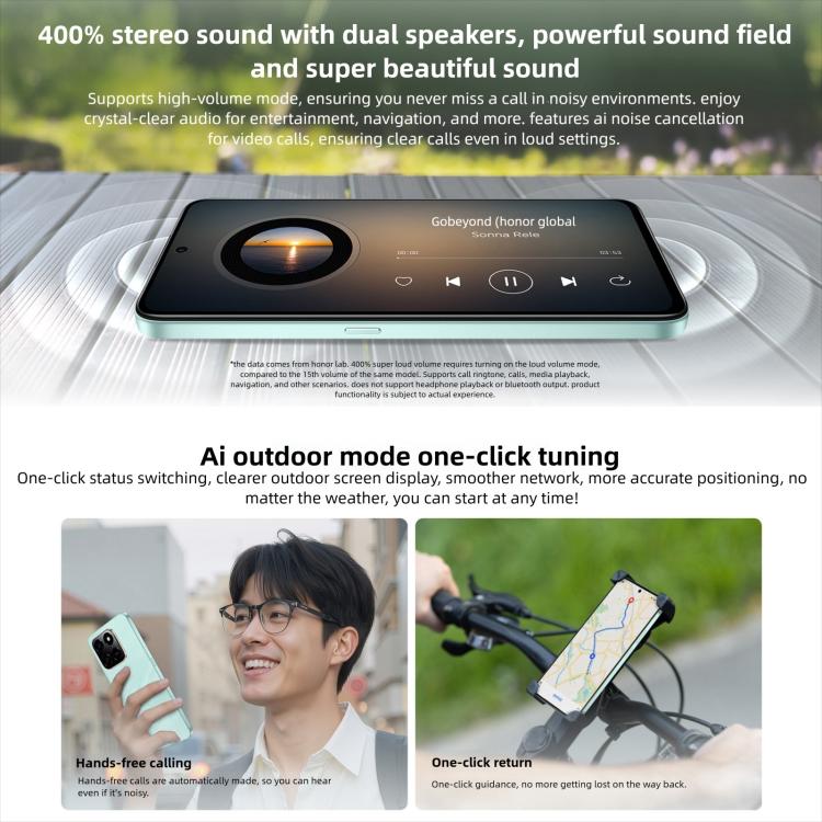 Honor Play10T, 8GB+256GB, Side Fingerprint, 6.8 inch Android 15 Magic OS 9.0 Snapdragon 6s Gen 3 Octa Core, Network: 5G (White) - Honor by HONOR | Online Shopping UK | buy2fix