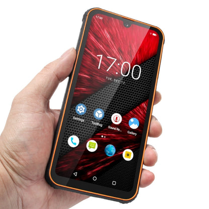UNIWA F965 Pro Rugged Smart Phone, 6GB+128GB, 6 inch Android 13, MT6762 Octa Core, Network: 4G, NFC, PoC, SOS, US Plug (Black+Orange) - UNIWA by UNIWA | Online Shopping UK | buy2fix