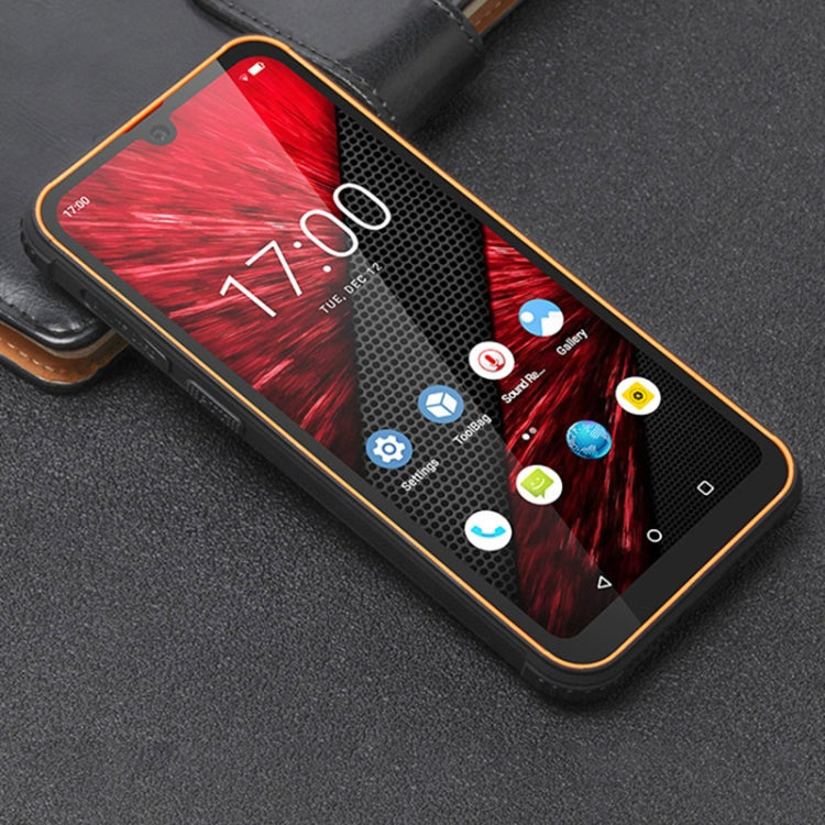 UNIWA F965 Pro Rugged Smart Phone, 6GB+128GB, 6 inch Android 13, MT6762 Octa Core, Network: 4G, NFC, PoC, SOS, UK Plug (Black+Orange) - UNIWA by UNIWA | Online Shopping UK | buy2fix