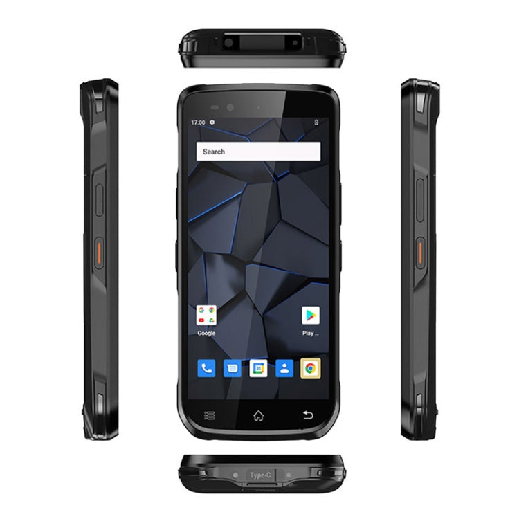 UNIWA M600 IP67 Rugged Phone, 4GB+64GB, 6 inch Android 12, MediaTek MT6762 Octa Core, Network: 4G, UK Plug (Black) - UNIWA by UNIWA | Online Shopping UK | buy2fix