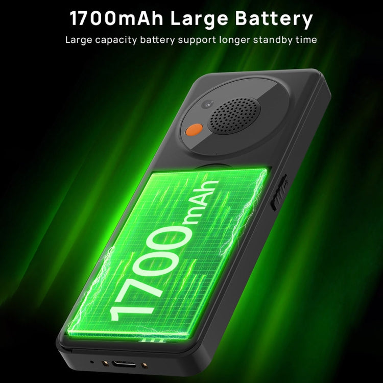 UNIWA V2000 Elder Keypad Phone, 2.4 inch Unisoc T107, 1700mAh Battery, LED Flashlight, SOS, Network: 4G, UK Plug (Black) - UNIWA by UNIWA | Online Shopping UK | buy2fix