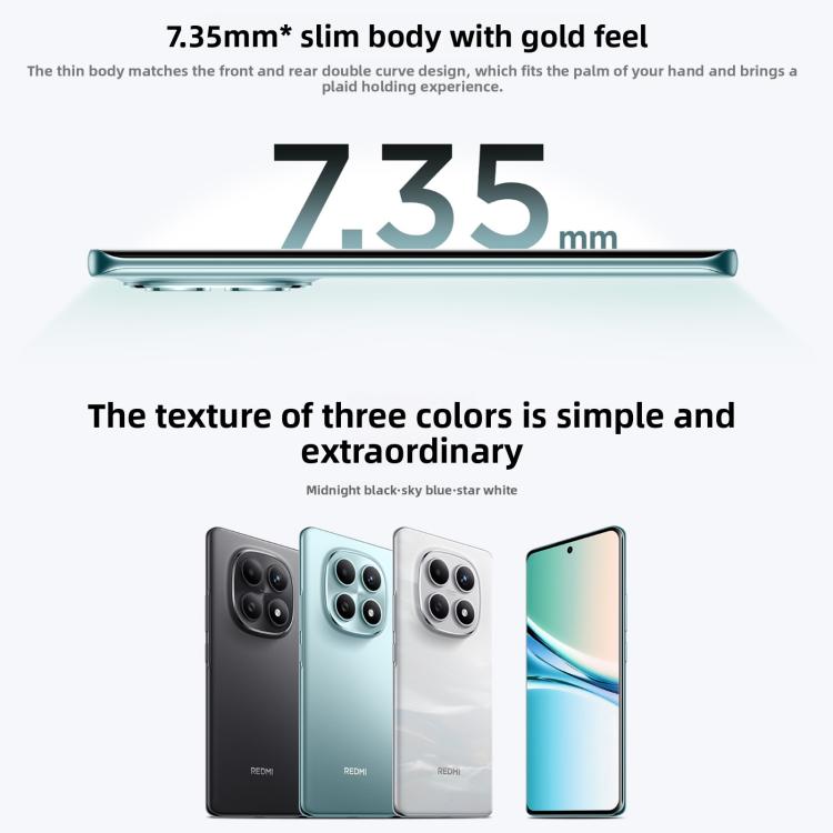 Xiaomi Redmi Note 15 5G, 6GB+128GB, 6.77 inch Xiaomi HyperOS 2 Snapdragon 6 Gen 3 Octa Core, Network: 5G (Black) - Xiaomi Redmi by Xiaomi | Online Shopping UK | buy2fix