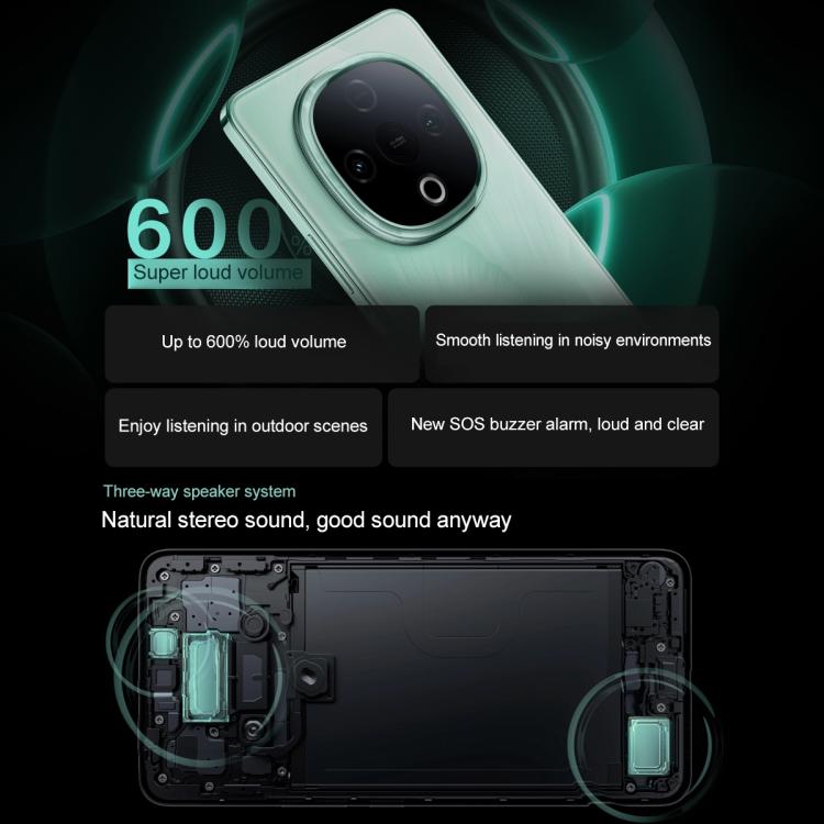 vivo Y300, 8GB+256GB, Face ID / Screen Fingerprint Identification, 6.77 inch Android 15 OriginOS 5 Dimensity 6300 Octa Core, OTG, Network: 5G (Black) - vivo by vivo | Online Shopping UK | buy2fix