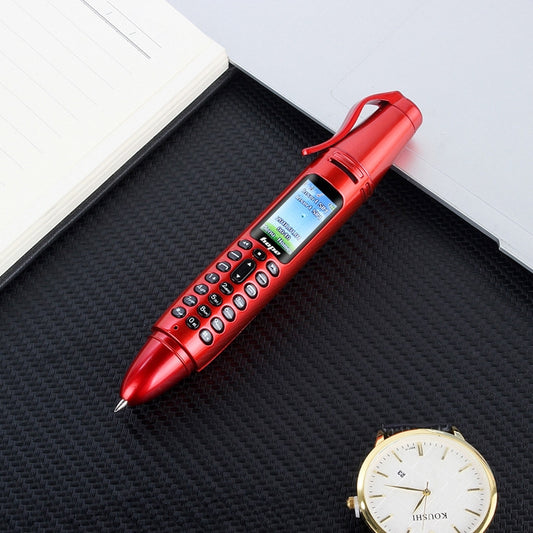 AK007 Mobile Phone, Multifunctional Remote Noise Reduction Back-clip Recording Pen with 0.96 inch Color Screen, Dual SIM Dual Standby, Support Bluetooth, GSM, LED Light, Handwriting (Red) - Others by buy2fix | Online Shopping UK | buy2fix