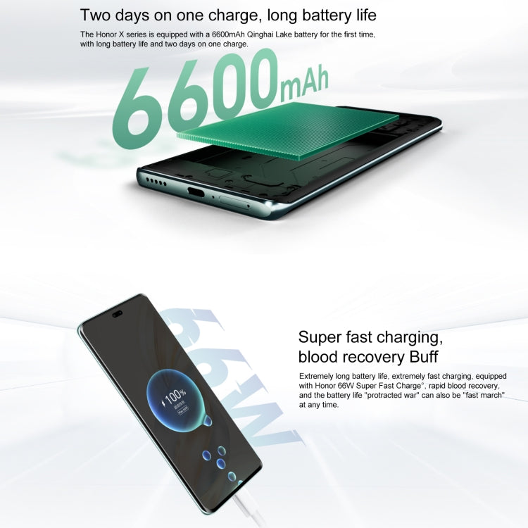 Honor X60 Pro, 8GB+128GB, Screen Fingerprint, 6.78 inch MagicOS 8.0 Snapdragon 6 Gen1 Octa Core, Network: 5G, OTG, Support Google Play (Cyan) - Honor by HONOR | Online Shopping UK | buy2fix