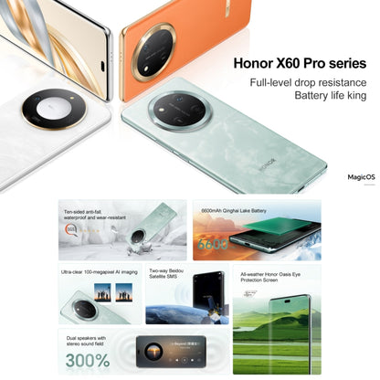 Honor X60 Pro, 8GB+256GB, Screen Fingerprint, 6.78 inch MagicOS 8.0 Snapdragon 6 Gen1 Octa Core, Network: 5G, OTG, Support Google Play (Grey) - Honor by HONOR | Online Shopping UK | buy2fix