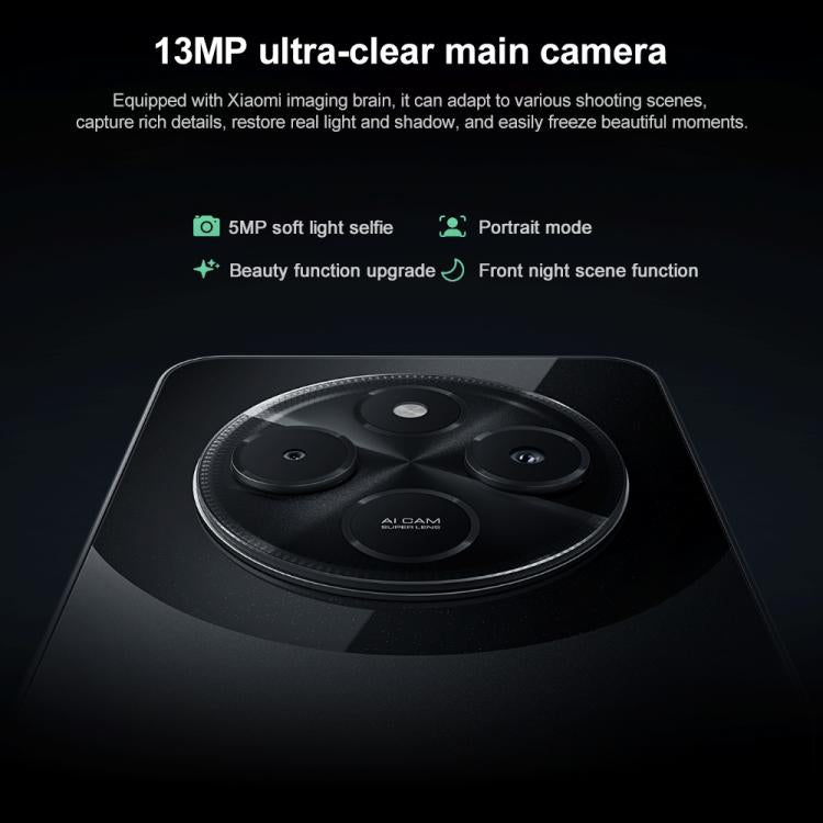 Xiaomi Redmi 14C, 4GB+64GB, 6.88 inch Xiaomi HyperOS MediaTek Helio G81-Ultra Octa Core, Network: 4G, Not Support Google Play Store (Silver) - Xiaomi Redmi by Xiaomi | Online Shopping UK | buy2fix