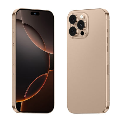 i16 Pro Max / A08A, 3GB+64GB, 6.73 inch Screen, Face Identification, Android 8.1 MTK6753 Octa Core, Network: 4G, Dual SIM, AU Plug (Gold) -  by buy2fix | Online Shopping UK | buy2fix