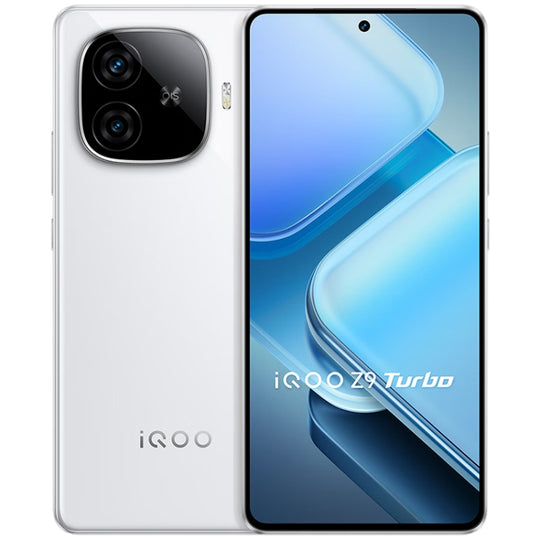 vivo iQOO Z9 Turbo, Dual Back Cameras, 12GB+256GB, Face ID Screen Fingerprint Identification, 6.78 inch Android 14.0 OriginOS 4 Snapdragon 8s Gen 3 Octa Core 3.0GHz, OTG, NFC, Network: 5G, Support Google Play (White)