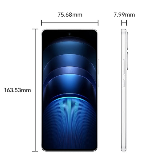 vivo iQOO Neo9S Pro+, 12GB+256GB, Face ID & Ultrasonic 3D Fingerprint Identification, 6.78 inch Android 14 OriginOS 4 Snapdragon 8 Gen 3 Octa Core 2.63GHz, OTG, NFC, Network: 5G, Support Google Play (White) - vivo by vivo | Online Shopping UK | buy2fix