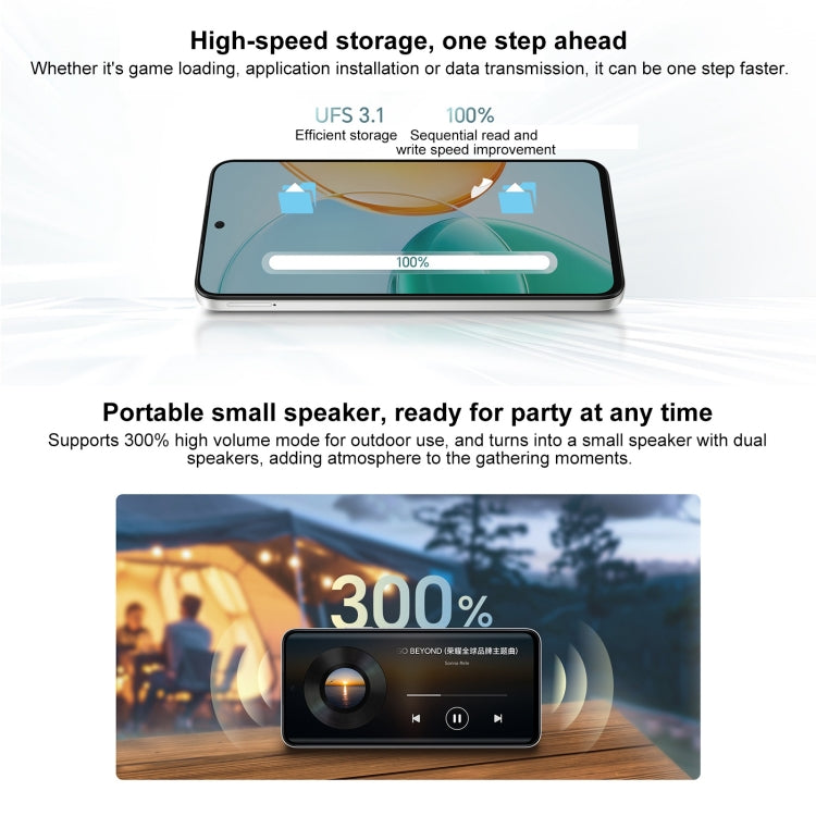 Honor Play9T 5G,  8GB+128GB, 6.77 inch MagicOS 8.0 Qualcomm Snapdragon 4 Octa Core up to 2.2GHz, Network: 5G, OTG, Not Support Google Play (Black) - Honor by HONOR | Online Shopping UK | buy2fix