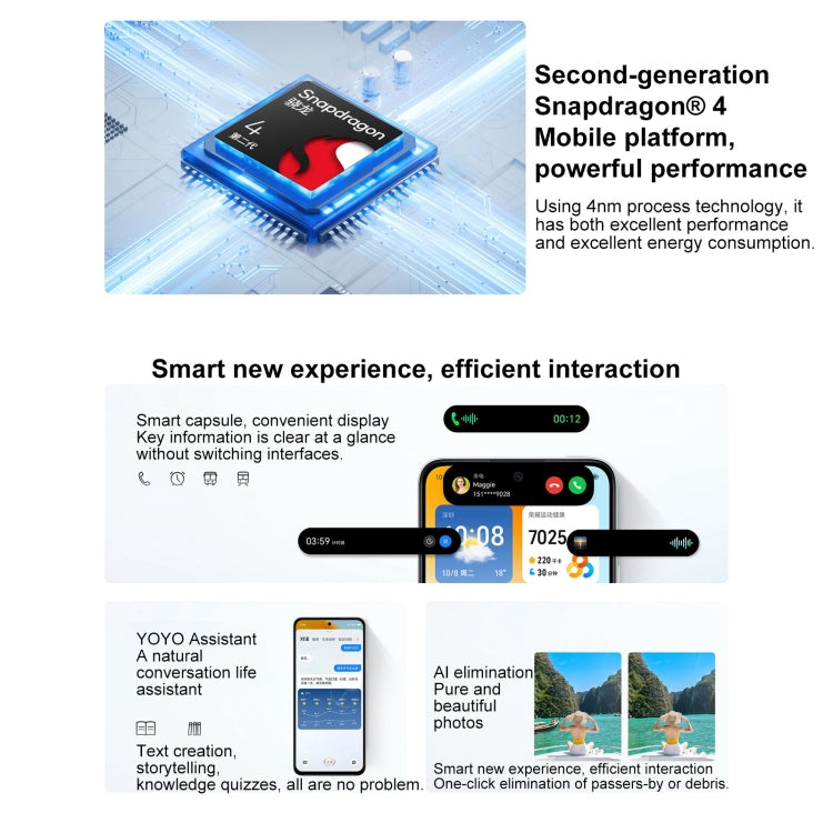 Honor Play9T 5G,  8GB+128GB, 6.77 inch MagicOS 8.0 Qualcomm Snapdragon 4 Octa Core up to 2.2GHz, Network: 5G, OTG, Not Support Google Play (Black) - Honor by HONOR | Online Shopping UK | buy2fix