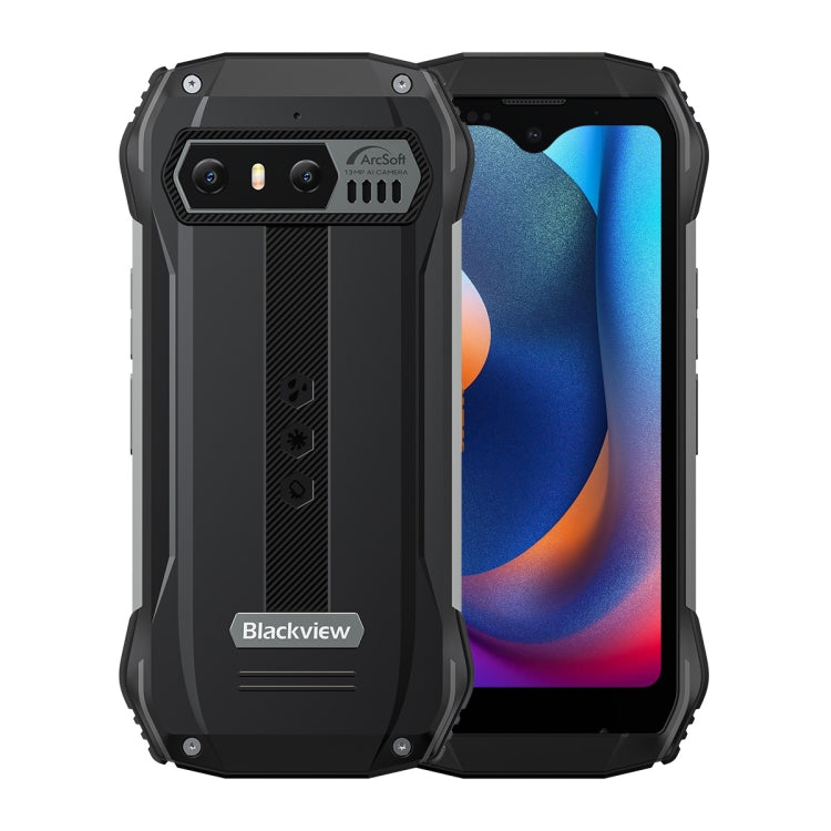 Blackview N6000SE, IP68/IP69K/MIL-STD-810H, 4GB+128GB, 4.3 inch Android 13 MediaTek MT8788 Octa Core, Network: 4G, OTG, NFC (Black) by Blackview