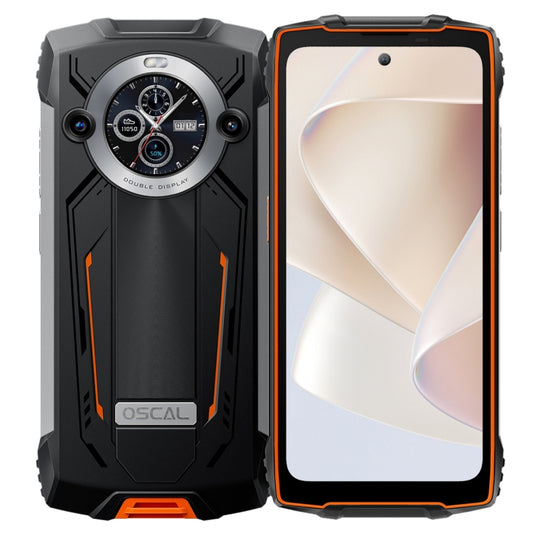 Blackview Oscal PILOT 2, 8GB+256GB, IP68/IP69K/MIL-STD-810H, 6.5 inch Android 14 MediaTek MT6789 Octa Core, Network: 4G, OTG, NFC (Orange) by buy2fix