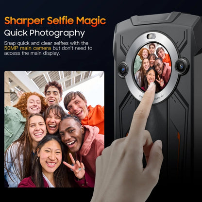 Blackview Oscal PILOT 2, 8GB+256GB, IP68/IP69K/MIL-STD-810H, 6.5 inch Android 14 MediaTek MT6789 Octa Core, Network: 4G, OTG, NFC (Orange) by buy2fix