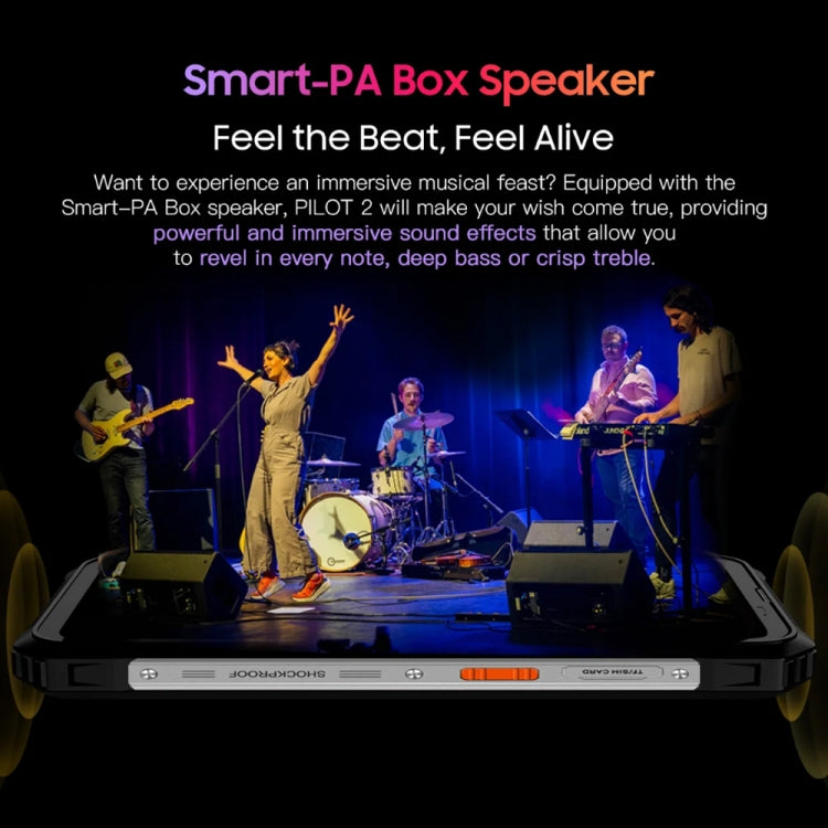 Blackview Oscal PILOT 2, 8GB+256GB, IP68/IP69K/MIL-STD-810H, 6.5 inch Android 14 MediaTek MT6789 Octa Core, Network: 4G, OTG, NFC (Orange) by buy2fix