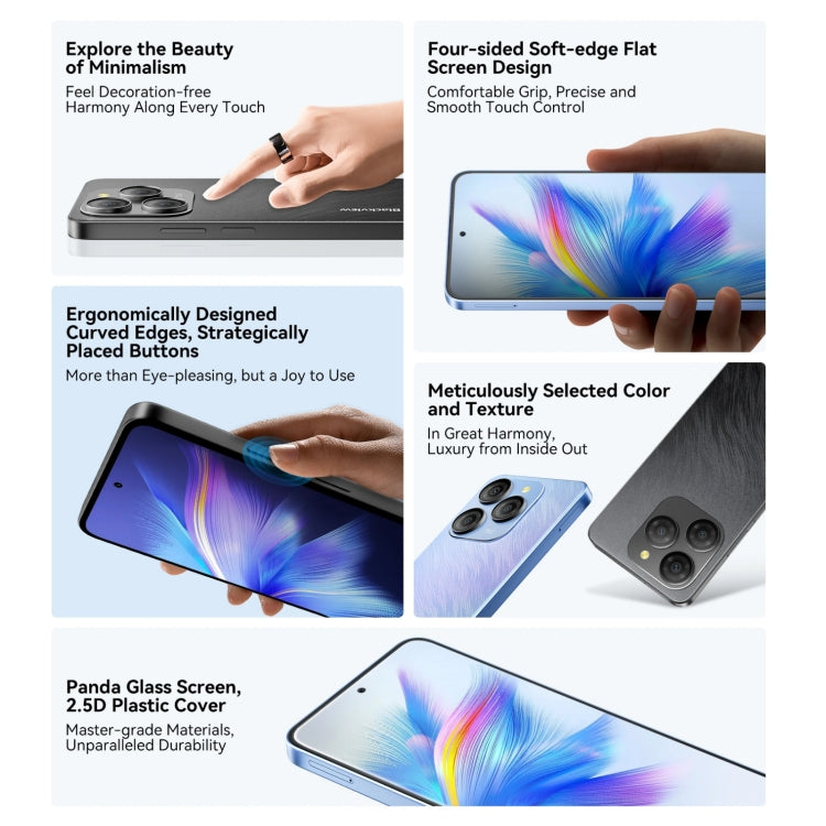 Blackview SHARK 9, 8GB+256GB, 6.67 inch Android 14 Unisoc T820 Octa Core, Network: 5G (Black) - Blackview by Blackview | Online Shopping UK | buy2fix