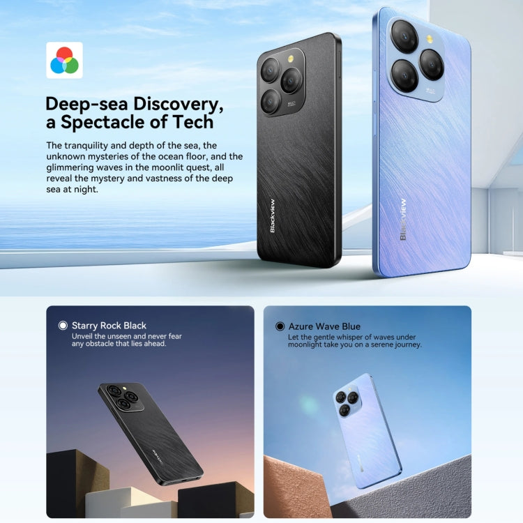 Blackview SHARK 9, 8GB+256GB, 6.67 inch Android 14 Unisoc T820 Octa Core, Network: 5G (Black) - Blackview by Blackview | Online Shopping UK | buy2fix