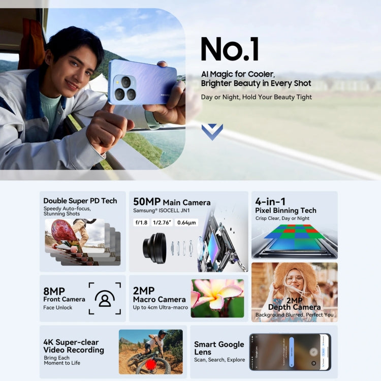 Blackview SHARK 9, 8GB+256GB, 6.67 inch Android 14 Unisoc T820 Octa Core, Network: 5G (Black) - Blackview by Blackview | Online Shopping UK | buy2fix