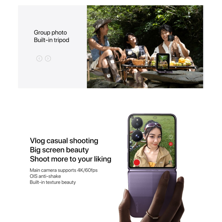 Xiaomi MIX Flip, 12GB+512GB, 6.86 inch + 4.01 inch Xiaomi HyperOS Snapdragon 8 Gen 3 Octa Core 4nm up to 3.3GHz, NFC, Network: 5G (Black) by buy2fix