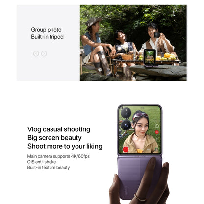 Xiaomi MIX Flip, 12GB+512GB, 6.86 inch + 4.01 inch Xiaomi HyperOS Snapdragon 8 Gen 3 Octa Core 4nm up to 3.3GHz, NFC, Network: 5G (Black) by buy2fix