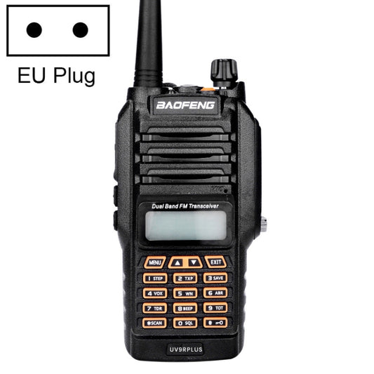 BaoFeng BF-UV9R Plus 10W Waterproof Dual Band Radio Handheld Antenna Walkie Talkie, EU Plug - Handheld Walkie Talkie by BAOFENG | Online Shopping UK | buy2fix
